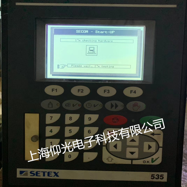 德國SETEX系統操作屏維修,SETEX印染機系統屏SECOM 535黑屏花屏修理快