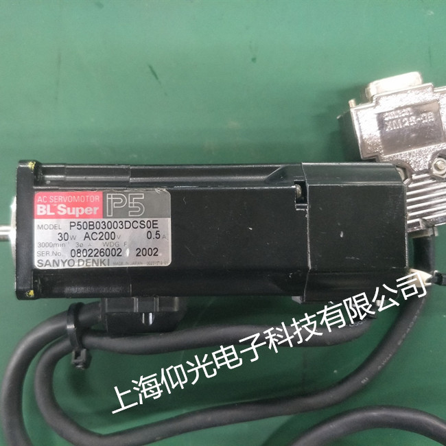 兄弟機(jī)床專用三洋伺服電機(jī)維修64BM100TXS59抱閘卡死修理