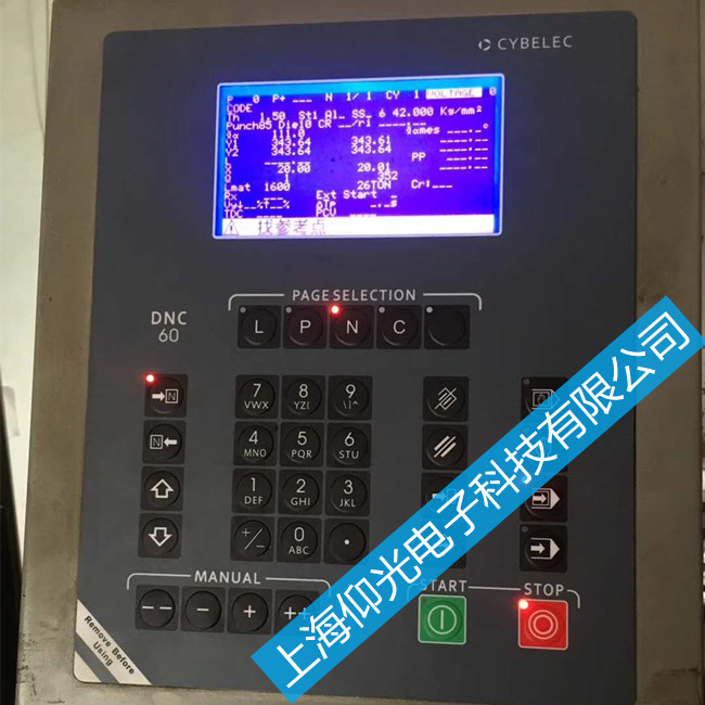 專業維修瑞士斯伯克CYBELEC數控折彎機DNC800顯示屏修理
